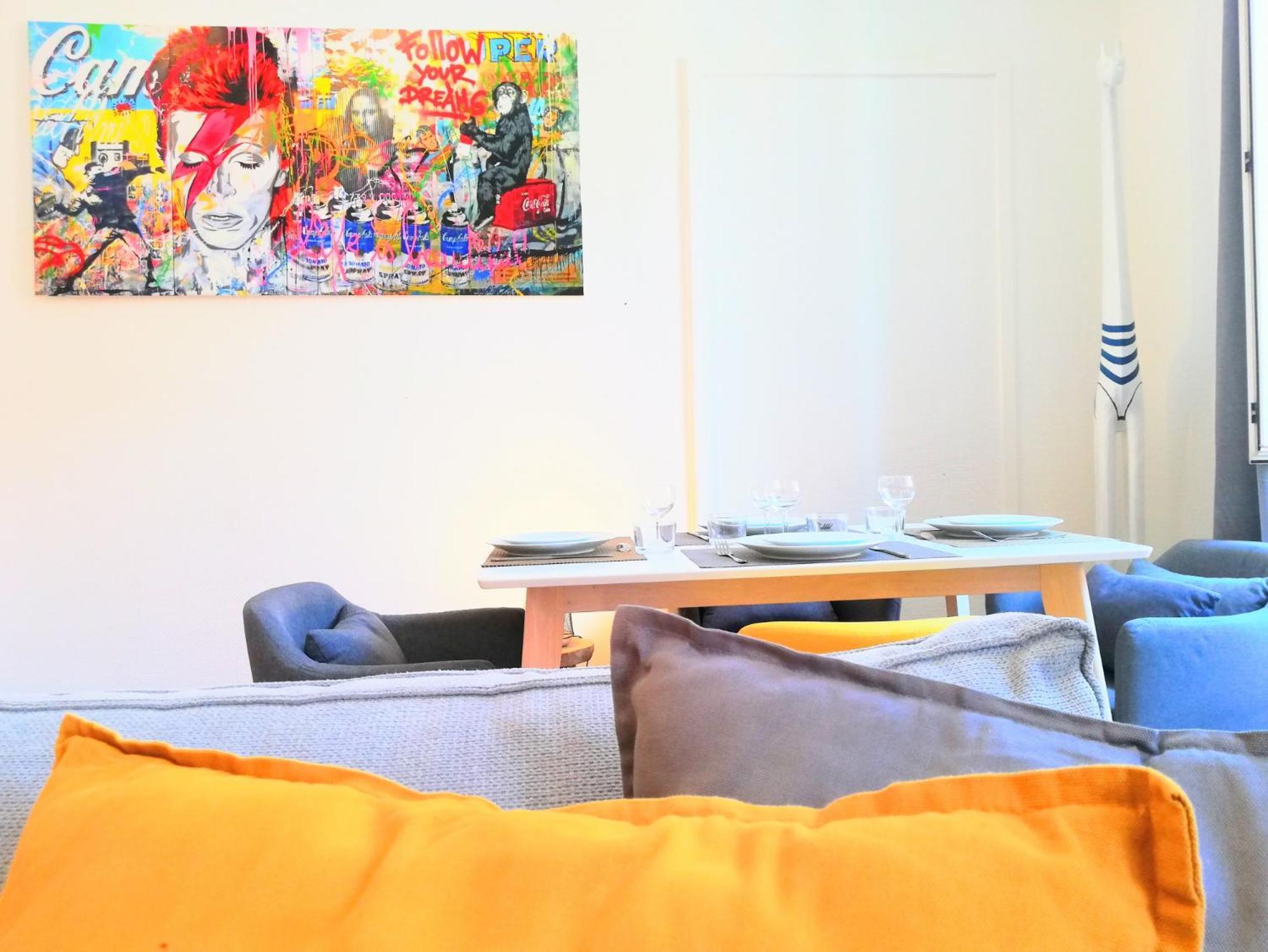 Apartamento De 2 A 6 Personnes - Le Street'Art - Sarrebourg Centre - Gare A 500M - A 20 Minutes De Center Parc Et Parc Animalier Sainte-Croix - Netflix - Wifi Exterior foto